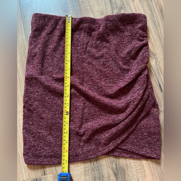 Fashion Nova Burgundy Skirt - Picture 6 of 6